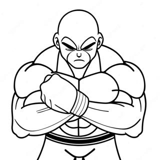 Jiren Halaman Mewarnai