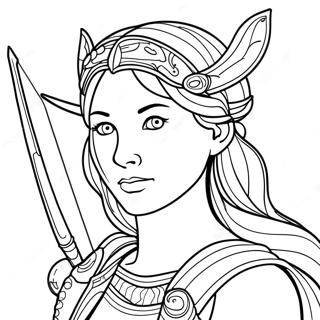 Artemis Coloring Page | Artemis coloring page