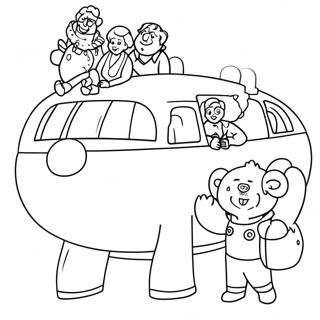 Fat Albert and Friends Coloring Page | Fat Albert coloring page
