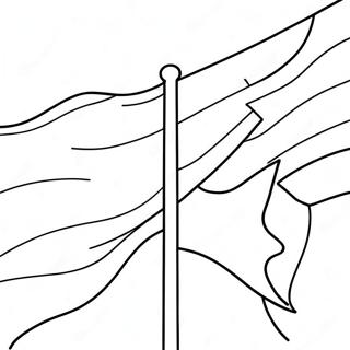 Trans Pride Flag Coloring Page | Trans coloring page