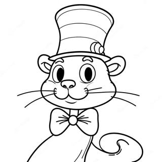 Ulang Tahun Dr Seuss Halaman Mewarnai