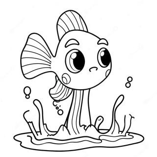 Splash Coloring Page | Splash coloring page