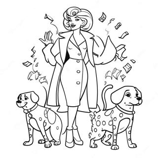 Cruella Deville Värityskuvat