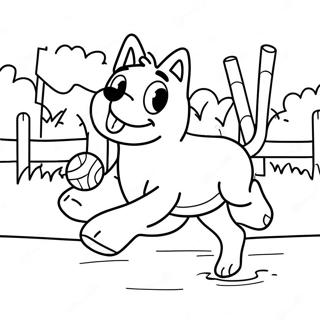 Sandlot Dog Chasing Ball Coloring Page | Sandlot coloring page
