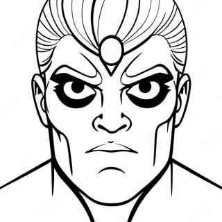 Cyclops Coloring Page | Cyclops coloring page
