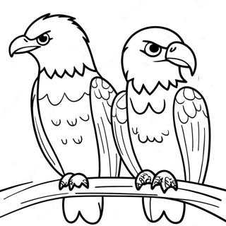 Pagina da Colorare Uccelli Rapaci | pagina da colorare Uccelli Rapaci