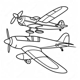 Planes Coloring Page | Planes coloring page