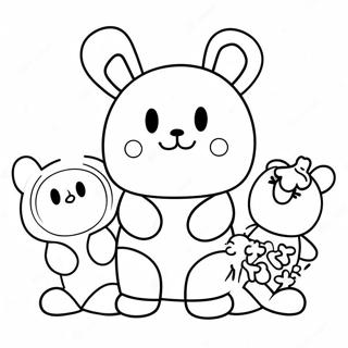 BT21 Coloring Page | BT21 coloring page