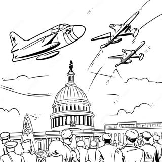 Cold War Historical Events Coloring Page | Cold War coloring page