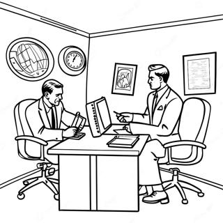 Cold War Spy Activities Coloring Page | Cold War coloring page