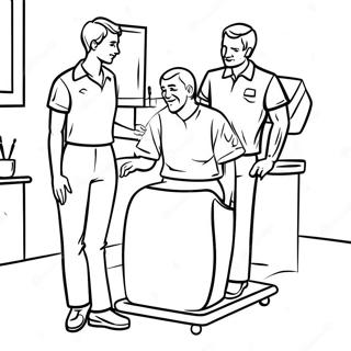 Physical Therapy Coloring Page | Physical Therapy coloring page