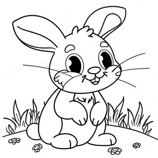 Easter Bunny Coloring Page | Easter for Preschoolers coloring page