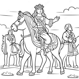 Divided Kingdom Coloring Page | Divided Kingdom coloring page