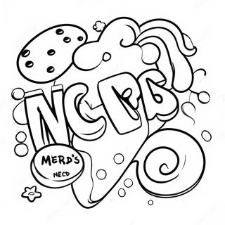 Doces Nerds Páginas para Colorir