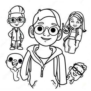Kidz Bop Coloring Page | Kidz Bop coloring page