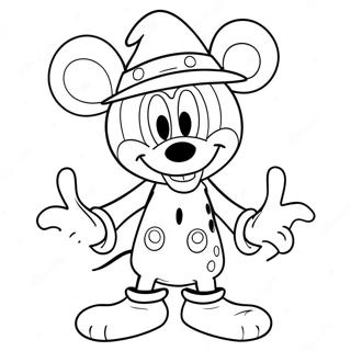 Mickey Mouse Pompoen Kleurplaten