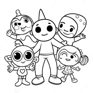 Doodlebops Coloring Page | Doodlebops coloring page
