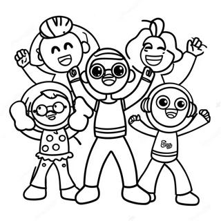 Doodlebops Kleurplaten