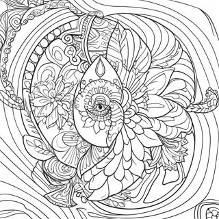 Illusion Coloring Page | Illusion coloring page