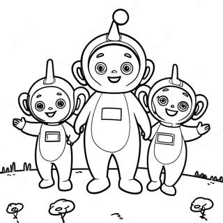 Teletubbies Coloring Page | Teletubbies coloring page