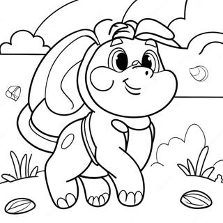 Rosie's Fun Adventure Coloring Page | Rosie's Rules coloring page