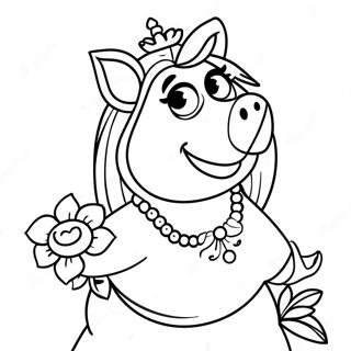 Miss Piggy Páginas para Colorir