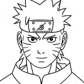 Pain Naruto Coloring Page | Pain Naruto coloring page