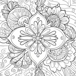 Simple Ornament Coloring Pages