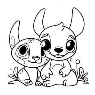 Lilo and Stitch Coloring Page | Lilo and Stitch coloring page