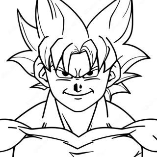 Goku Super Saiyan Transformation Coloring Page | Goku vs Frieza coloring page