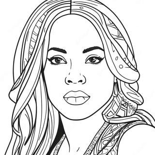 Aaliyah Coloring Page | Aaliyah coloring page