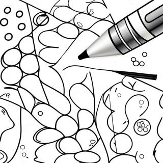 Fun Bingo Dauber Patterns Coloring Page | Bingo Dauber WorkPages coloring page