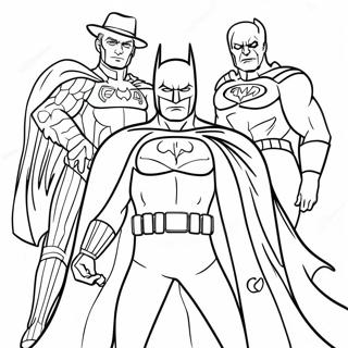 Batman Villains Coloring Page | Batman Villains coloring page