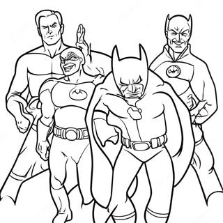 Batman-Skurker Fargeleggingssider