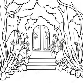 Garten von Banban 2 Ausmalbild | Garten von Banban 2 Ausmalbild