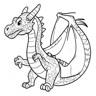 Earth Dragon Coloring Page | Earth Dragon coloring page