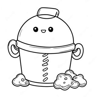 Friendly Bucket Filler Coloring Page | Bucket Filler coloring page