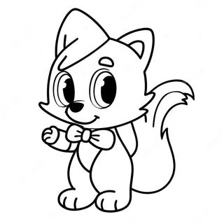 Tails Doll Coloring Page | Tails Doll coloring page