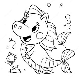 Peppa Pig Sjöjungfru Målarbilder