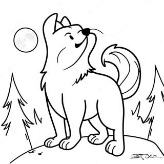 Big Bad Wolf Coloring Pages