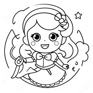 Magical Girl Coloring Page | Magical Girl coloring page