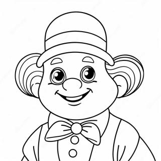 Precious Moments Clown Coloring Page | Precious Moments Clown coloring page