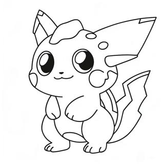 Electric Type Pokemon Coloring Page | Electric Type Pokemon coloring page