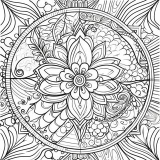 Elegant Crayola Mandala Coloring Page | Crayola for Adults coloring page