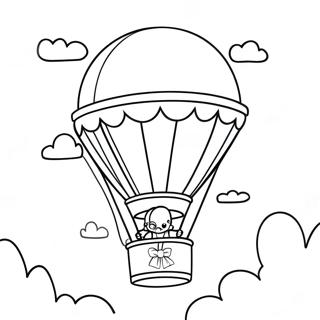 Up Balloon Adventure Coloring Page | Up coloring page