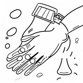 Wash Your Hands Coloring Page | Wash Your Hands coloring page