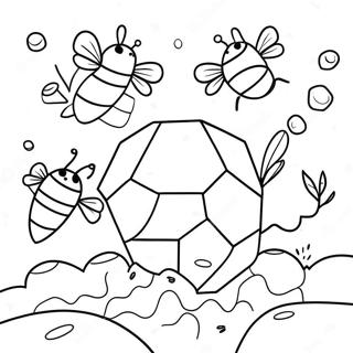 Bee Swarm Simulator Coloring Page | Bee Swarm Simulator coloring page