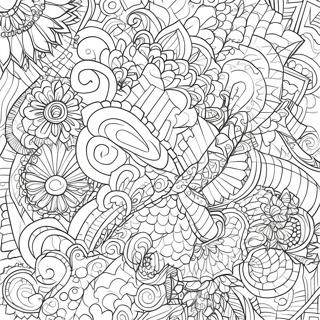 Trippy Illusion Coloring Pages