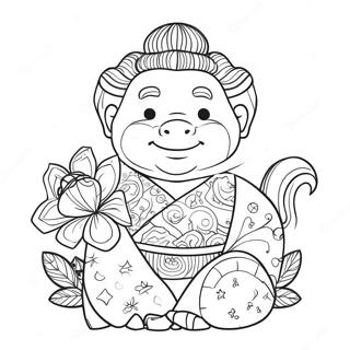 Boj Coloring Page | Boj coloring page