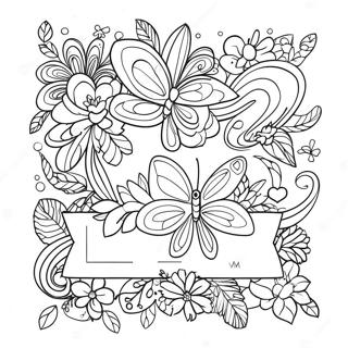 Live Laugh Love Inspirational Quote Coloring Page | Live Laugh Love coloring page